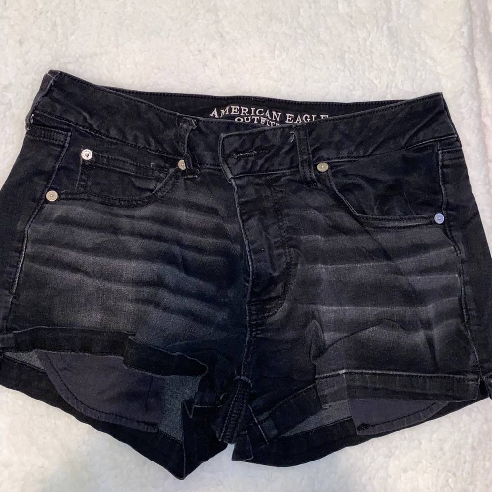 American Eagle Black Shorts